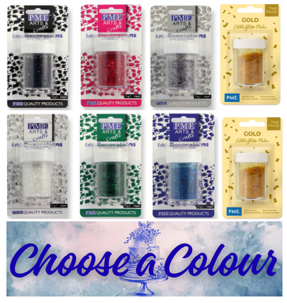 PME Glitter Flakes 7.1g  CHOOSE A COLOUR
