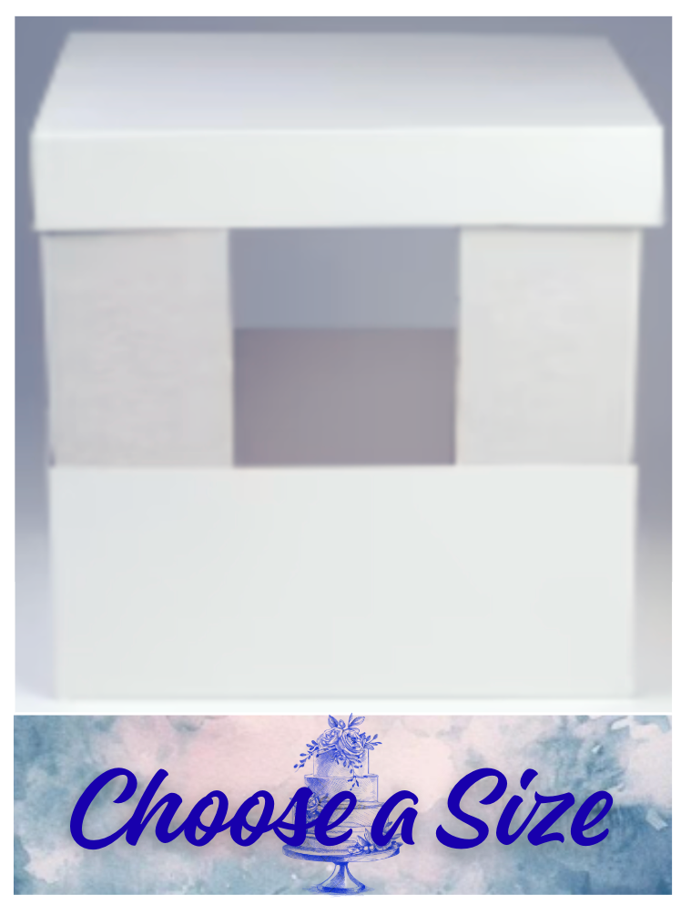Cake Box Extension Corner Card/ Corner Cards CHOOSE A SIZE