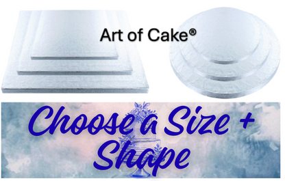 Cake Board/ Drum - (12mm) (Round/Square) CHOOSE A SIZE AND SHAPE