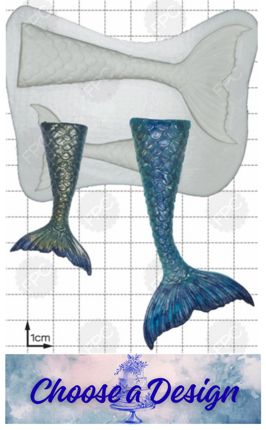 Mermaid Tails  Mould CHOOSE A DESIGN
