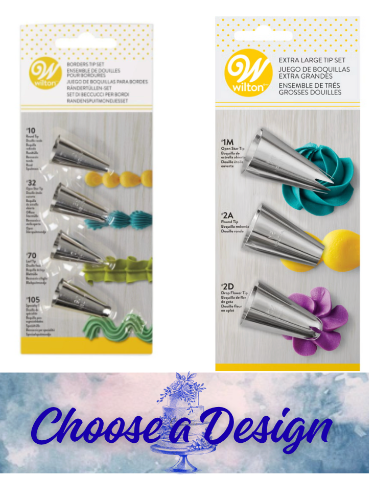 WILTON NOZZLE-Multi-PACK CHOOSE A DESIGN