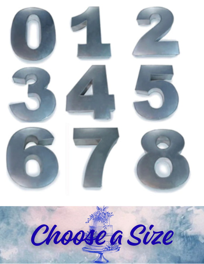 Number Cake Baking Tin - Choose A Size