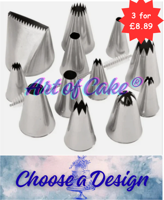 Ateco Nozzle CHOOSE A DESIGN. 3 for £8.89