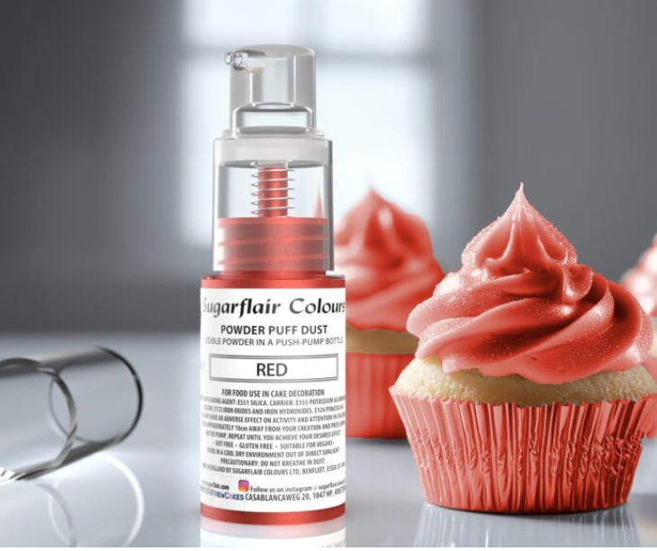 SUGARFLAIR PUFF SPRAY 10g CHOOSE A COLOUR