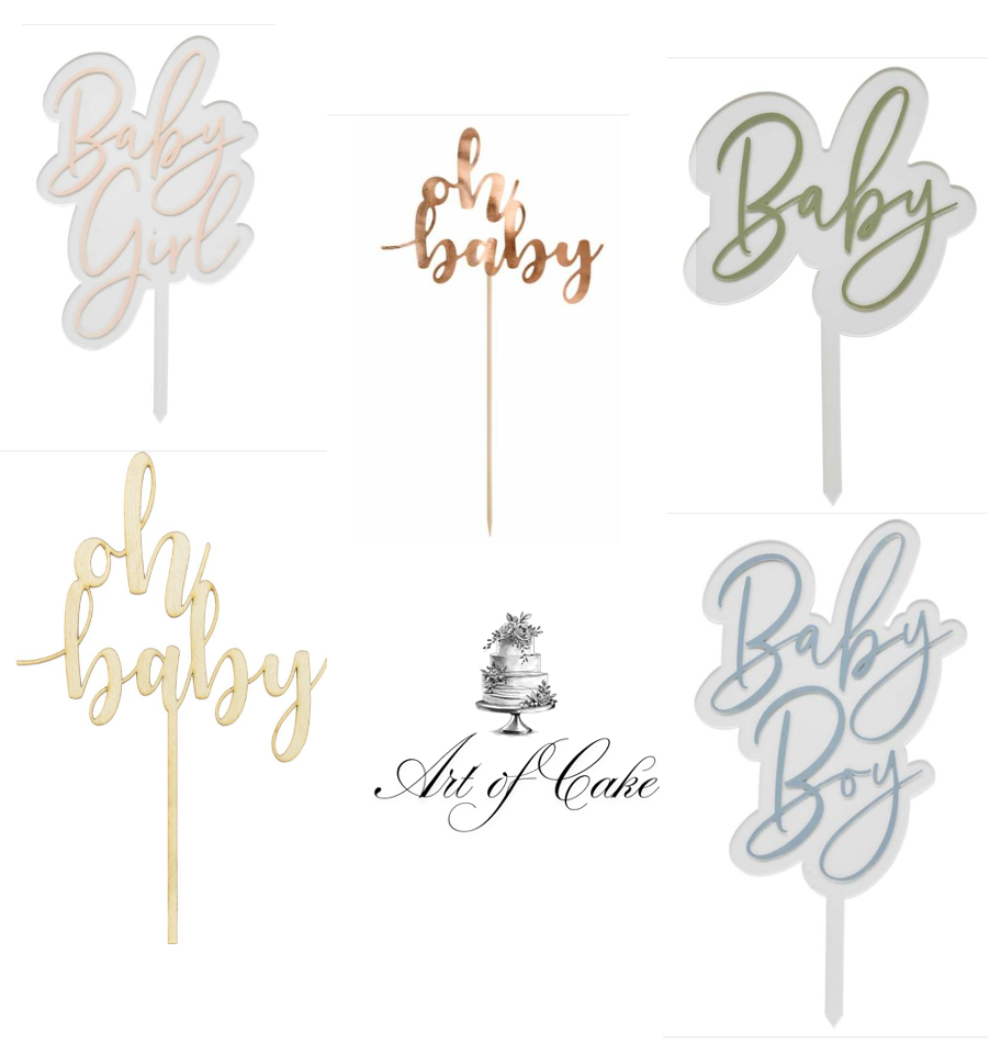 Oh Baby Toppers   CHOOSE A STYLE