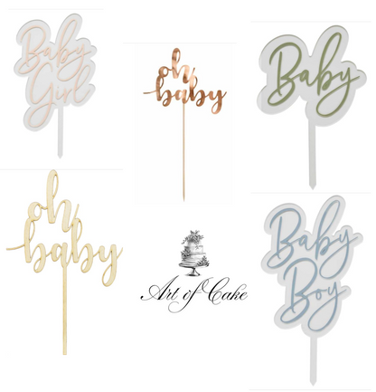 Oh Baby Toppers   CHOOSE A STYLE