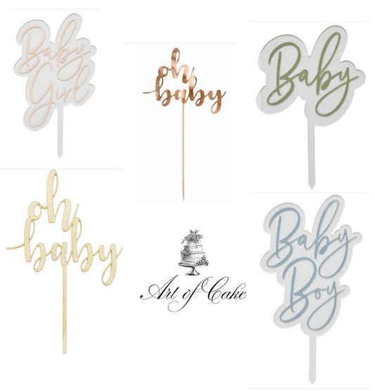 Oh Baby Toppers   CHOOSE A STYLE