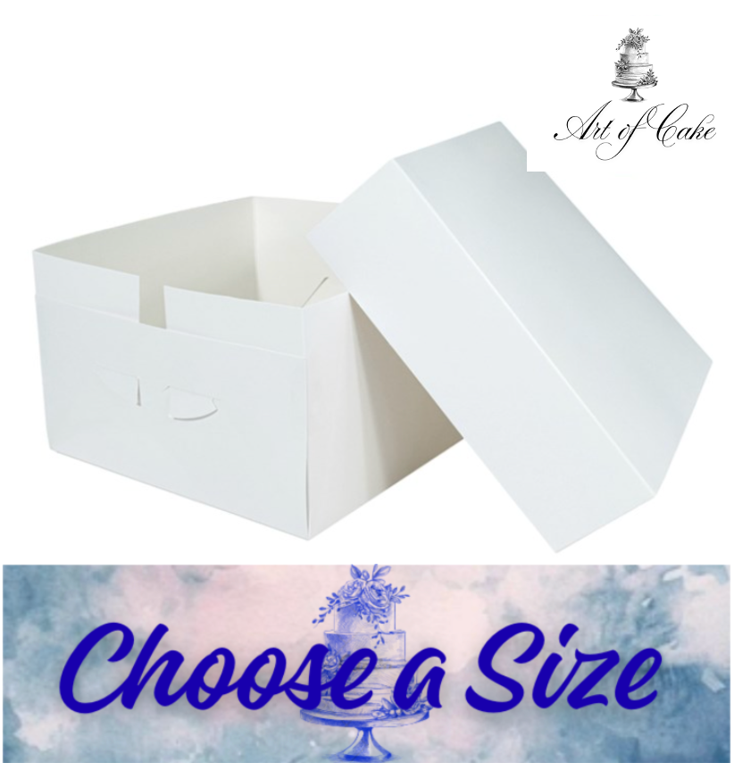 Cake Box Multi-Pack of 50 ( 6" HEIGHT) CHOOSE A SIZE