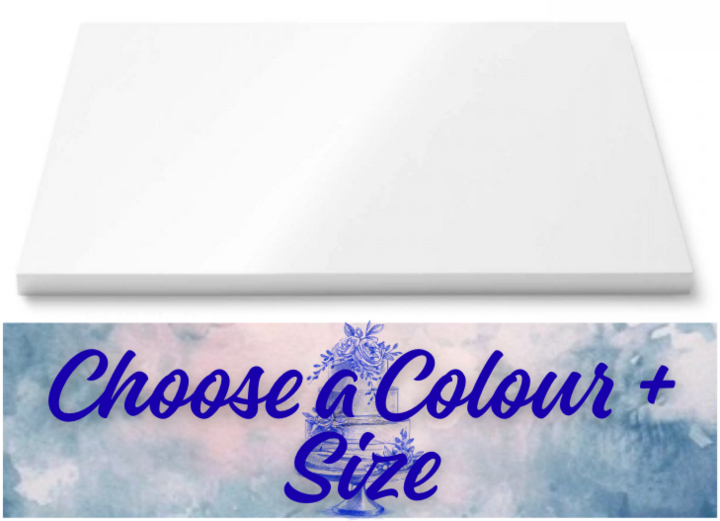 SQUARE MASONITE  BOARD- MDF- (10mm) CHOOSE A COLOUR & SIZE