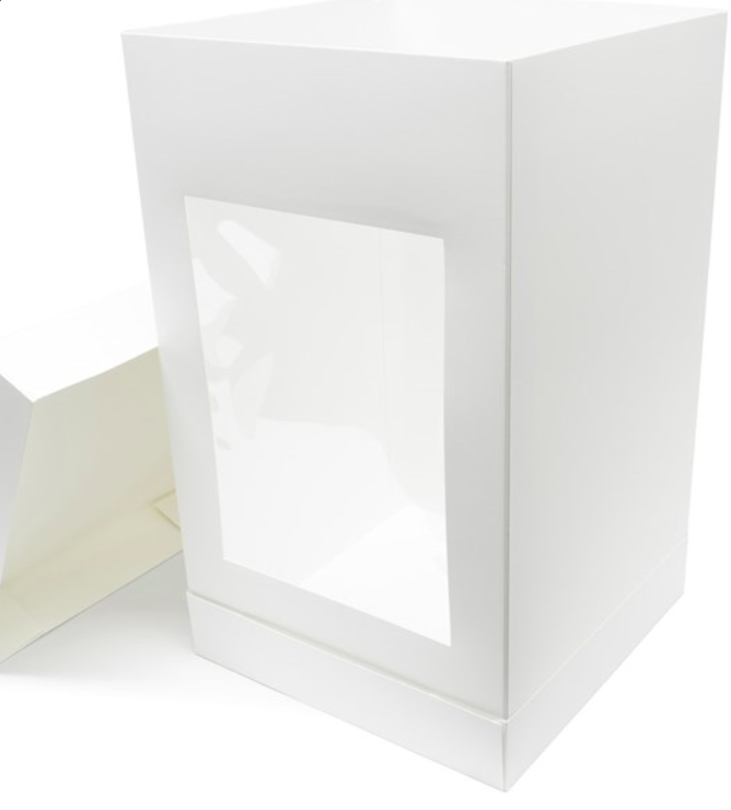 Tall Cake Boxes with Side Window 20" Height CHOOSE A SIZE
