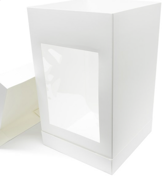 Tall Cake Boxes with Side Window 20" Height CHOOSE A SIZE