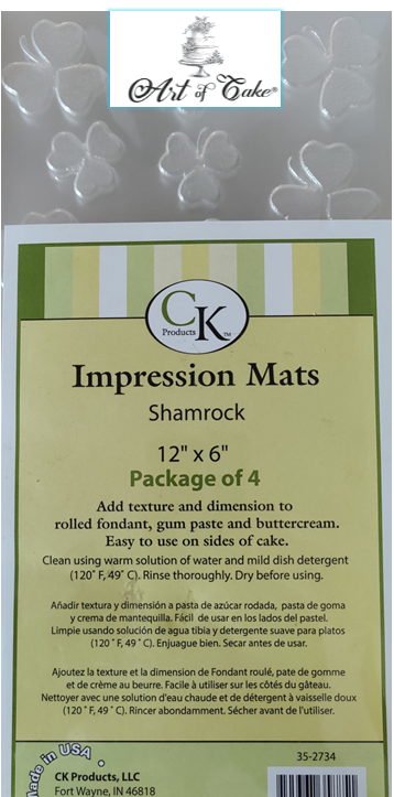 CK PRODUCTS-Impression Mats  SHAMROCKS / CLOVER