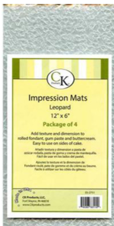 CK PRODUCTS--Impression mat LEOPARD   #35-2751
