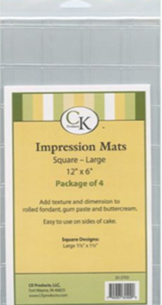CK PRODUCTS--Impresion Mat Large Square design # 35-2703