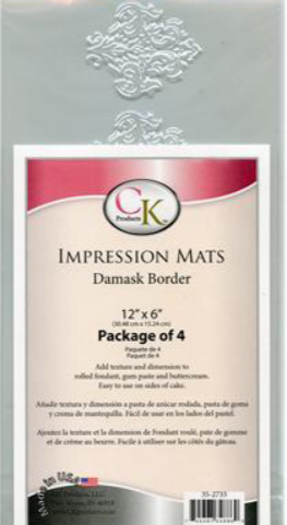 CK PRODUCTS-Impression Mat MASASK BORDER  # 35-2733 PACK OF 4
