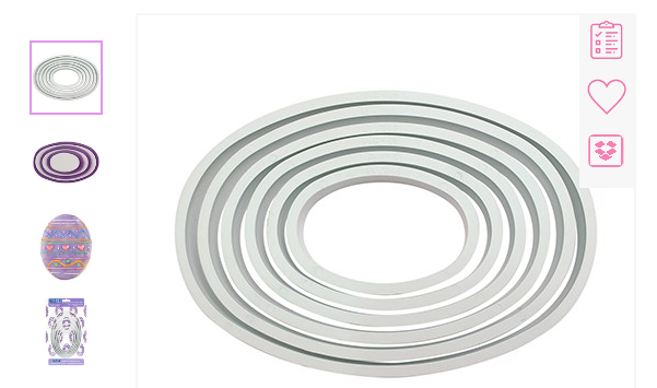 CLASSIC SHAPES CUTTERS - OVAL SET OF 6 --PN03