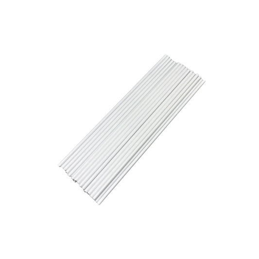White Plastic Cake Dowel 12 Inch 7.5mm Thick #JP12