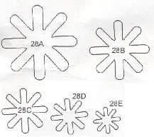 Eight Petal Daisy Frammar Cutter-28S