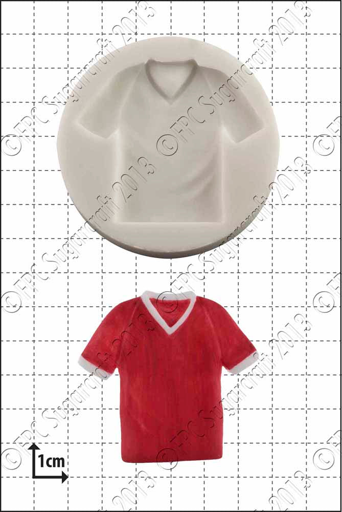 'Football Shirt' Silicone Mould By FPC C017