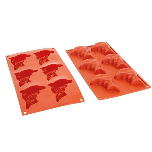 SILICONE MOULD - DECOFLEX DOLPHIN (6PCS)