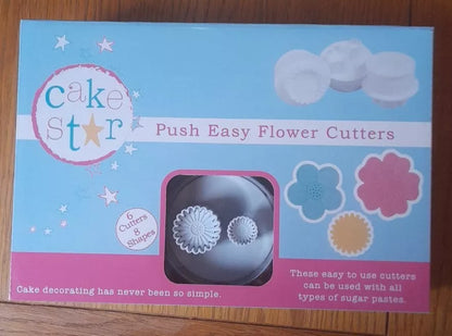 *Cake Star Push Easy Cutters - Flowers 6 Piece