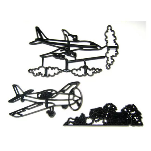 * Patchwork Cutters AEROPLANES Sugarcraft Cake Decorating
