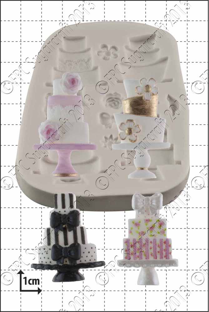 Wedding Cakes' Silicone Mould By FPC- C157