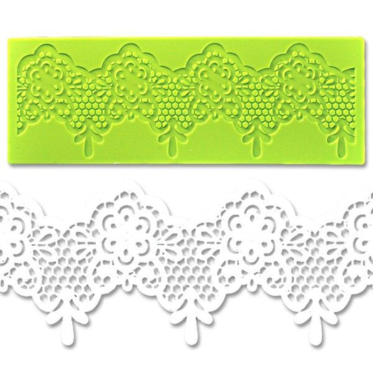 * Silicone Lace Mould  Cascade of Flowers --0MJMC010