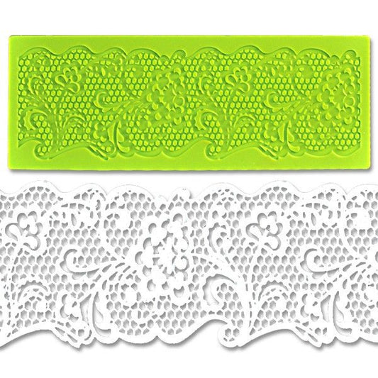 * Silicone Lace Mould -Flowers  --0MJMHC027