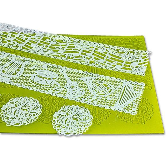 * Silicone Lace Mould -Musical Instrument    #0MJMHC074
