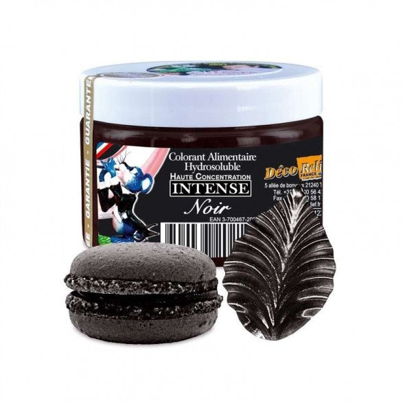 DECO RELIEF COLOUR  Intense Food Colour-   -Black-50g  INT101