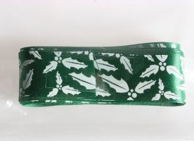 Holly Green Ribbon Retail Pack 24mm x 2m