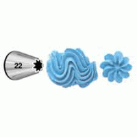 Pipping Nozzles - Standard open star #22