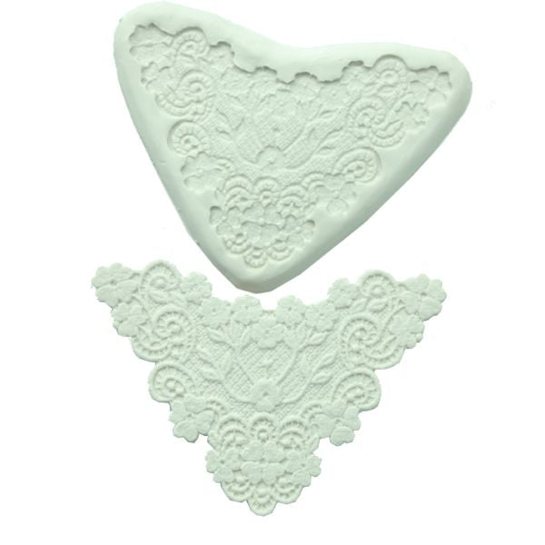 Embroidery lace maker mould -Flower  Lace Border