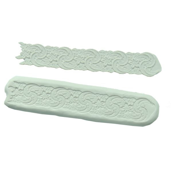 Embroidery lace maker mould -1.75" Wide border