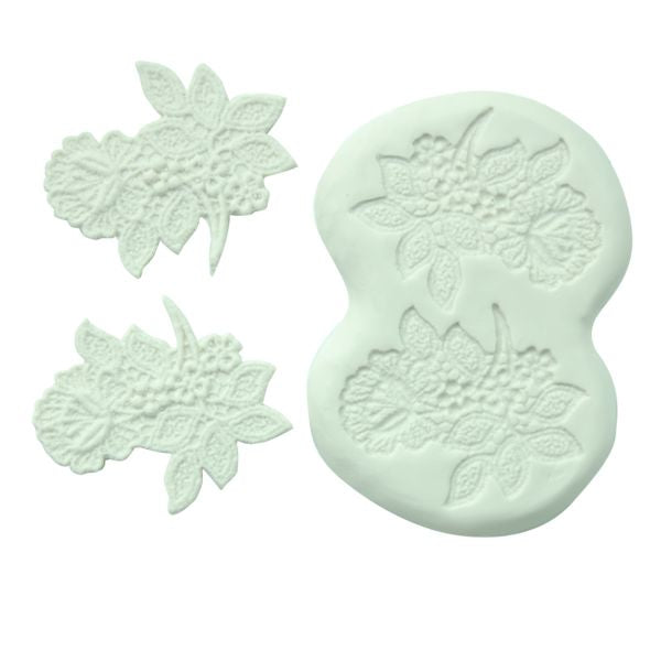 Embroidery lace maker mould -3" Flower Spray