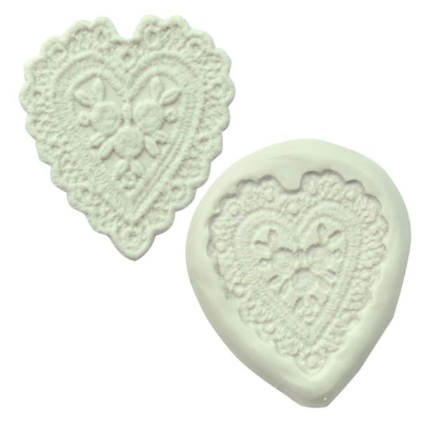 Embroidery Lace Maker Mould -Heart