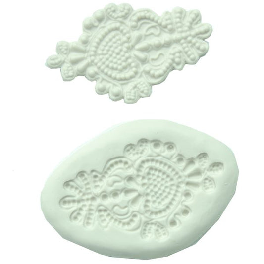 * Embroidery Lace Maker Mould - Lace Bead Medallion #44-1485