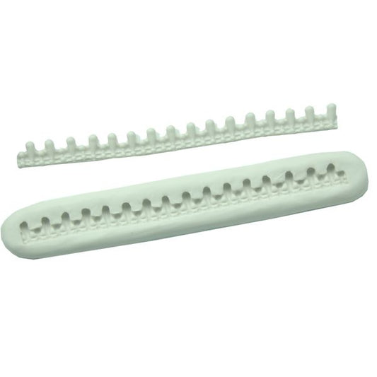 * Embroidery Lace Maker Mould - Teardrop Border #44-1503