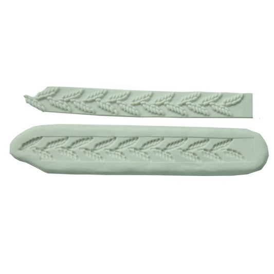 * Embroidery Lace Maker Mould - Leaf Border #44-1506