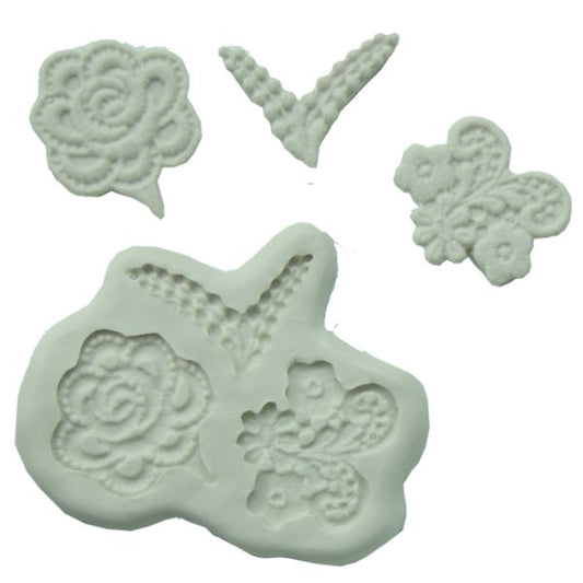 * Embroidery Lace Maker Mould - Lace Flower Design #44-1602