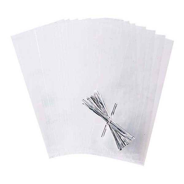 Clear Party Bags With Ties