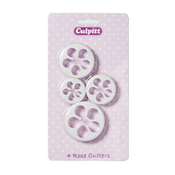 Culpitt Cookie Cutter Rose 4 Piece