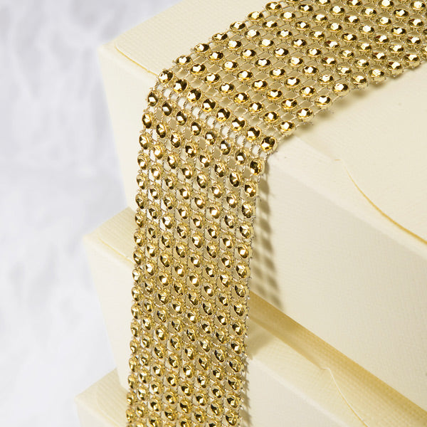 Diamanté Effect 8 Rows Band