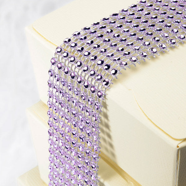 Diamanté Effect 8 Rows Band