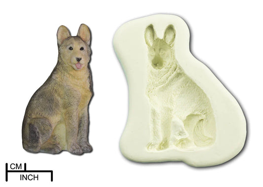German Shepherd  Dog  DPM Mould 62x45mm
