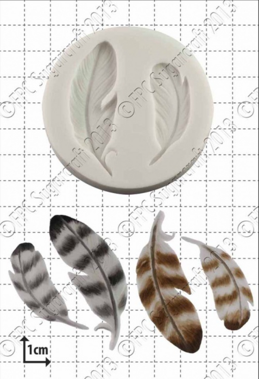 Feathers  Silicone Mould By FPC B001