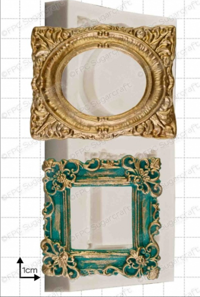 Picture Frames (Ornate) Silicone Mould By FPC-C 204