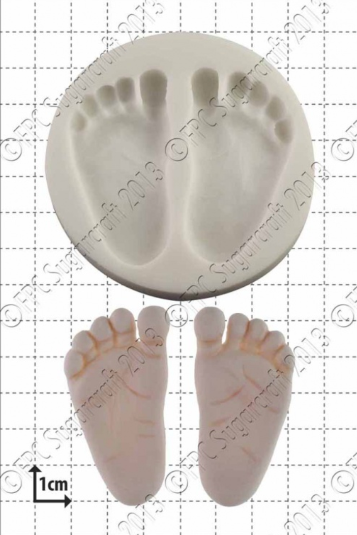 Baby feet -Silicon mould FPC-C030 By FPC