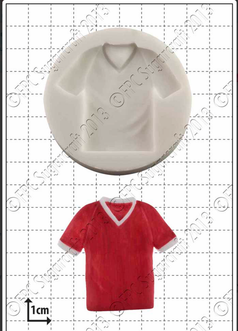 Football Shirt -Silicon mould  -FPC- C017